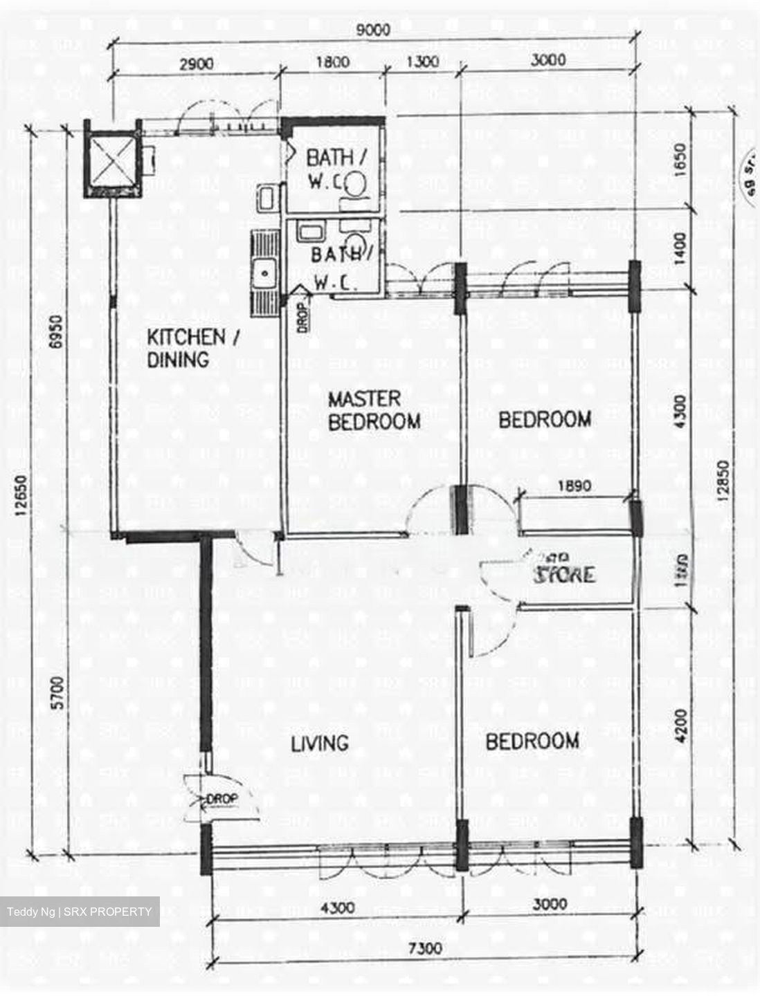 Blk 344 Teck Ghee Evergreen (Ang Mo Kio), HDB 4 Rooms #533232021